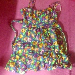 Floral Blue Dress