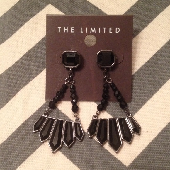 Brand new black chandelier earrings.