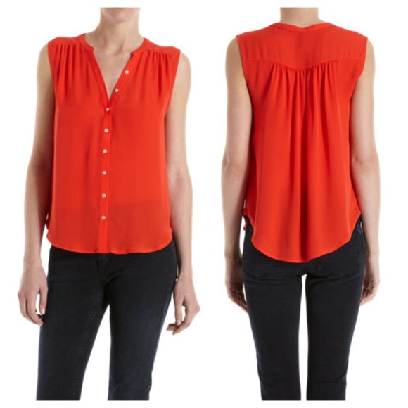 Joie Tops - Joie BUNDLE sleeveless silk blouse & b&w blouse