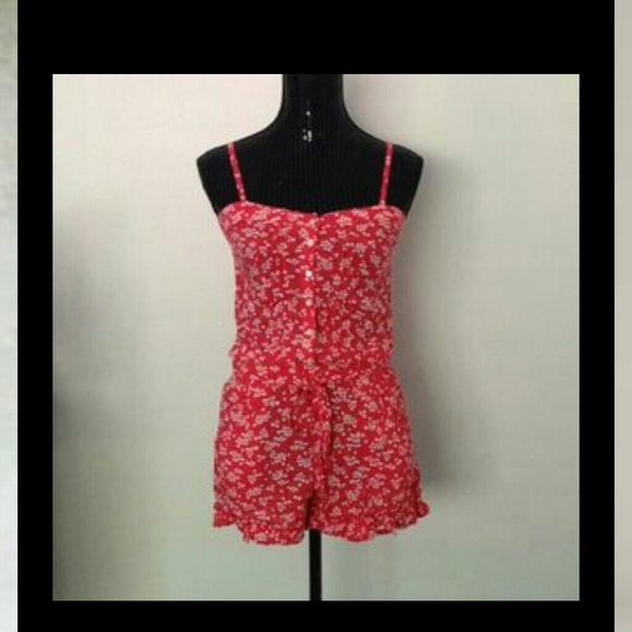 Free people red romper