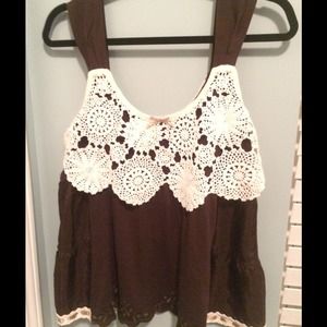 Anthropologie baby doll top!