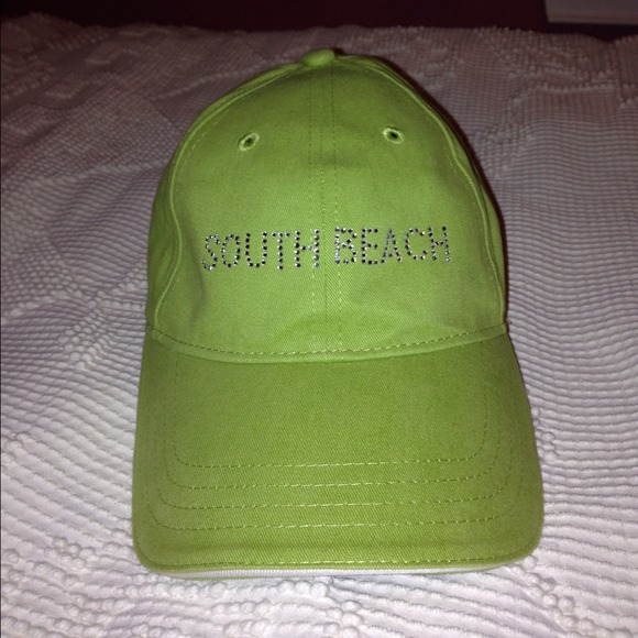 Light Green South Beach Baseball Hat (Preppy, Diva