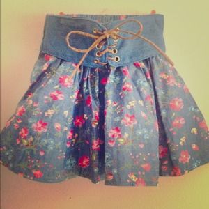 Floral skirt