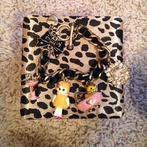Betsey Johnson charm bracelet