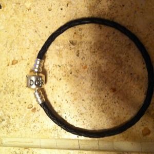 Pandora Black Leather Bracelet