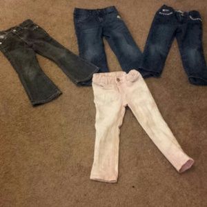 Bundled 3T Girl Jeans