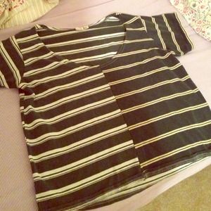 Urban Outfitters 2 toned striped tshirt