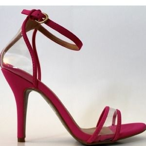 Pink single sole shoes