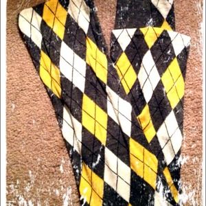 Grey and Yellow Scarf