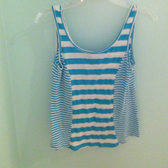 Blue and white striped shirt - Picture 2 of 2