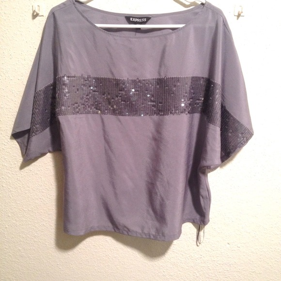 Express Sequin Top - Picture 2 of 3