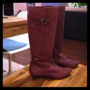 Blueprint tall boots. Pointed toe.