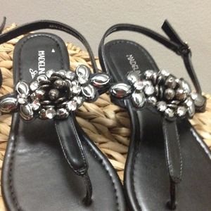 New black sandals