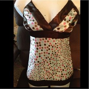 Silk like spaghetti strap top!