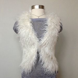 Faux fur vest