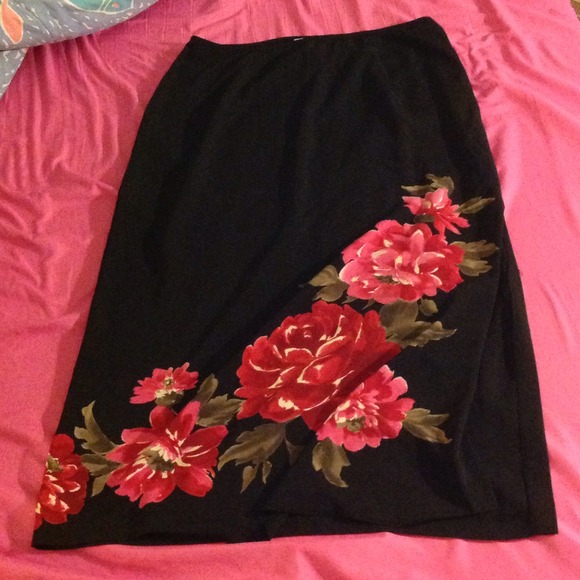 Rockabilly style long skirt
