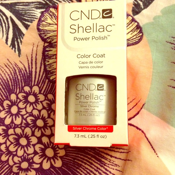 CND Shellac Power Polish Silver Chrome - Picture 1 of 4
