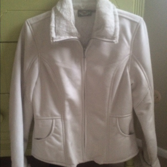 Suede Off White Harley Davidson Jacket