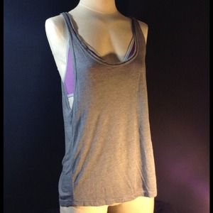 Brandy Melville Slouchy Tank Grey