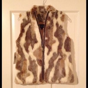 Fur vest small