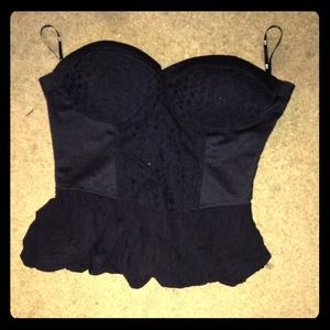 Bustier/Peplum Top