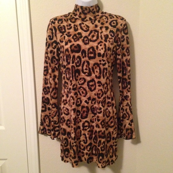 🎀20$🎀 leopard top/minidress - Picture 4 of 4