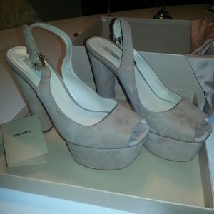 Authentic Prada Sling back