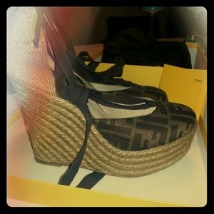 Fendi wedges