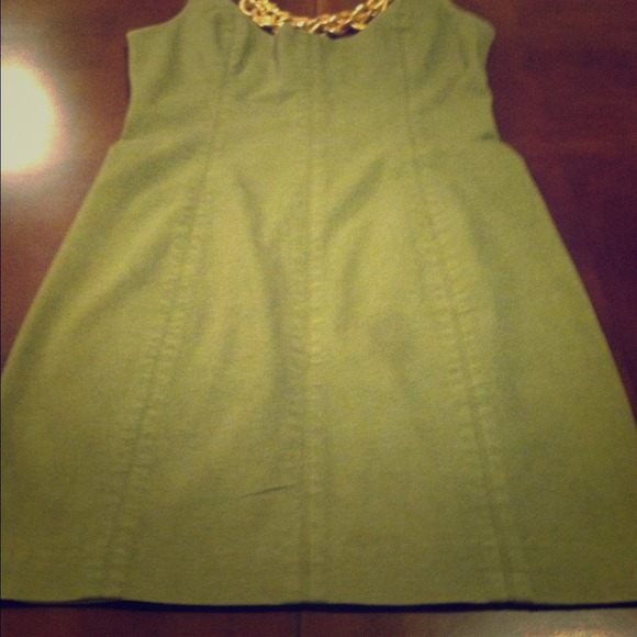 Olive green BEBE dress!