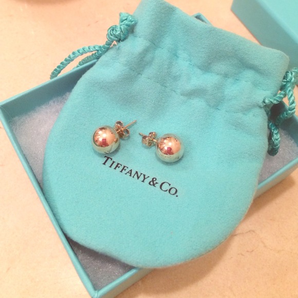 Tiffany & Co ball earrings