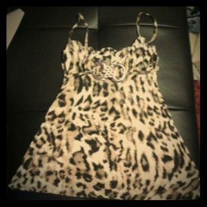Cheetah print top🚨sold🚨