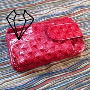 ☎️ Red Wallet with Pocket