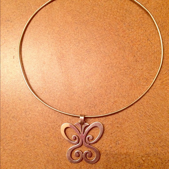 James Avery collar & Spring Butterfly pendant