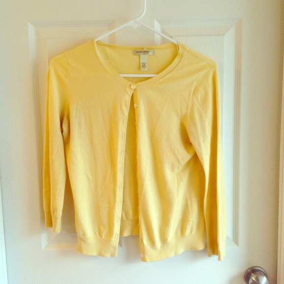 Yellow Banana Republic cardigan - Picture 1 of 3