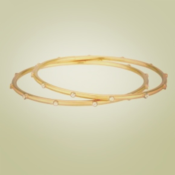 Brighton "Destiny" gold & crystal bangles