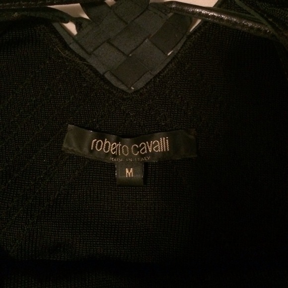 Robert Cavalli real leather trim tank - Picture 2 of 4