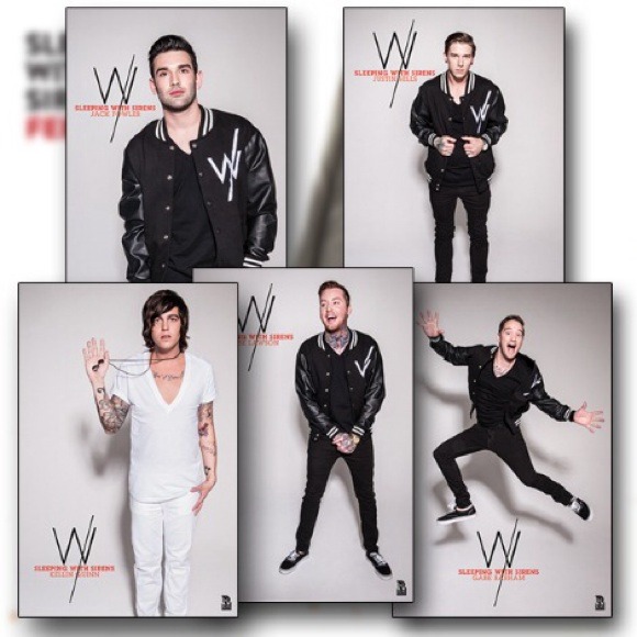 Set of 5 posters Sleeping With Sirens