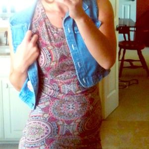 Daryl Robin X Free People boho midi-dress.