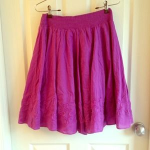 Orchid purple Banana Republic skirt.