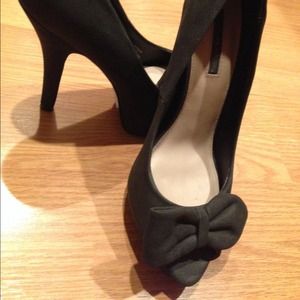 Zara black heels
