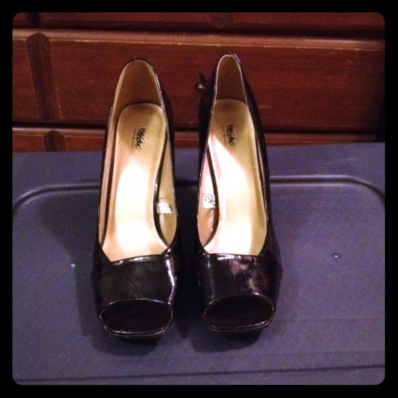 Black high heels