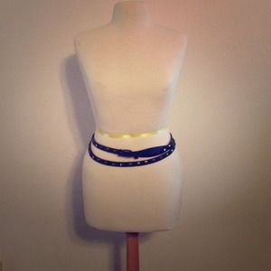 GAP Skinny Studded Black Belt - (Never Worn)