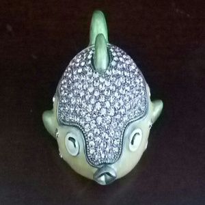 Swarovski fish jewelry box