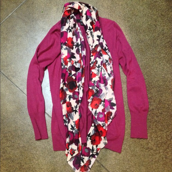 Maroon mossimo cardigan size L