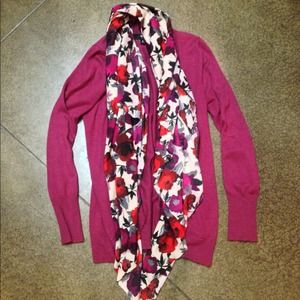 Maroon mossimo cardigan size L