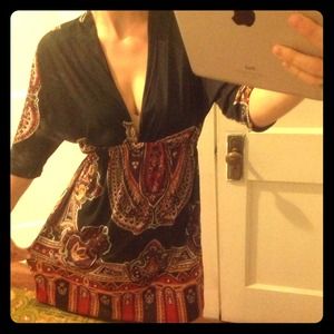 Stretchy Kimono Style Dress