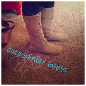 Tan boots