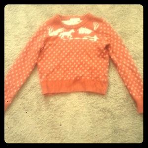 Warm winter theme sweater