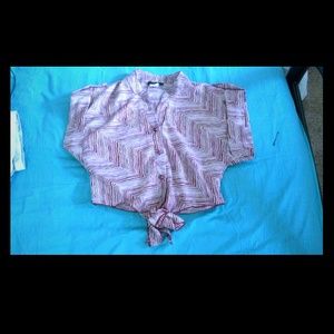 Cute cover up red and white pattern