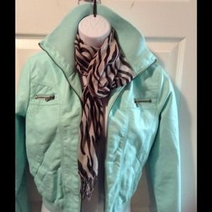 Faux teal jacket🌺🌺